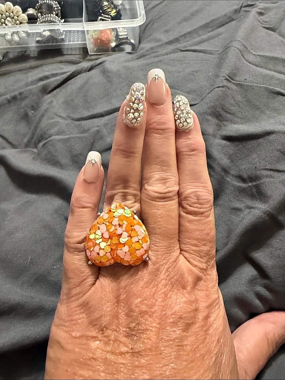 Orange Statement Ring